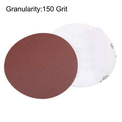 Harfington Uxcell 5-Inch PSA Sanding Disc Aluminum Oxide Adhesive Back Sandpaper 150 Grit 20 Pcs