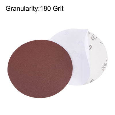 Harfington Uxcell 5-Inch PSA Sanding Disc Aluminum Oxide Adhesive Back Sandpaper 180 Grit 15 Pcs