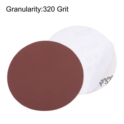 Harfington Uxcell 5-Inch PSA Sanding Disc Aluminum Oxide Adhesive Back Sandpaper 320 Grit 10 Pcs