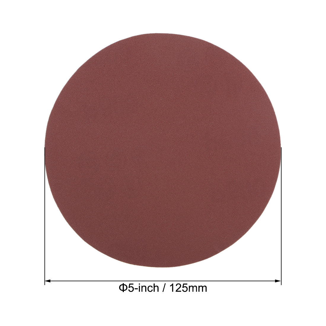 uxcell Uxcell 5-Inch PSA Sanding Disc Aluminum Oxide Adhesive Back Sandpaper 600 Grit 10 Pcs