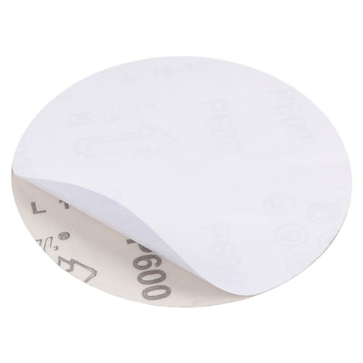 Harfington Uxcell 5-Inch PSA Sanding Disc Aluminum Oxide Adhesive Back Sandpaper 600 Grit 10 Pcs