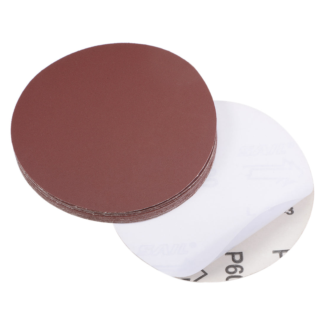 uxcell Uxcell 5-Inch PSA Sanding Disc Aluminum Oxide Adhesive Back Sandpaper 600 Grit 15 Pcs