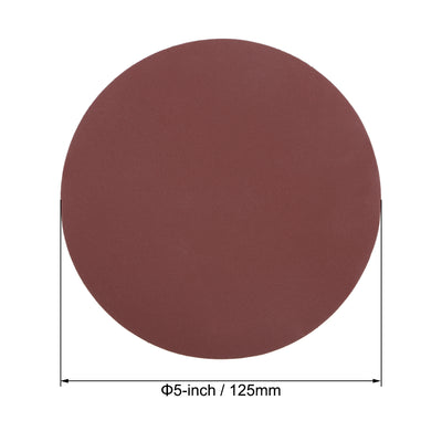 Harfington Uxcell 5-Inch PSA Sanding Disc Aluminum Oxide Adhesive Back Sandpaper 800 Grit 10 Pcs