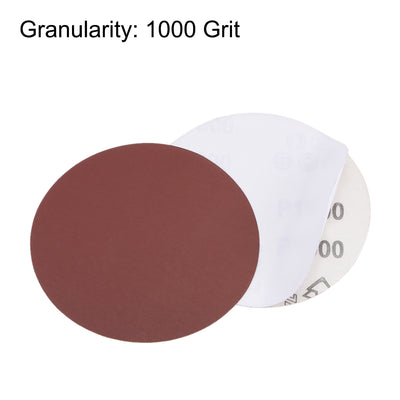 Harfington Uxcell 5-Inch PSA Sanding Disc Aluminum Oxide Adhesive Back Sandpaper 1000 Grit 15 Pcs
