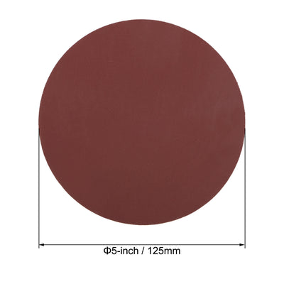Harfington Uxcell 5-Inch PSA Sanding Disc Aluminum Oxide Adhesive Back Sandpaper 1200 Grit 15 Pcs