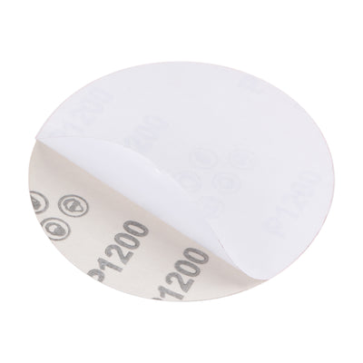 Harfington Uxcell 5-Inch PSA Sanding Disc Aluminum Oxide Adhesive Back Sandpaper 1200 Grit 15 Pcs