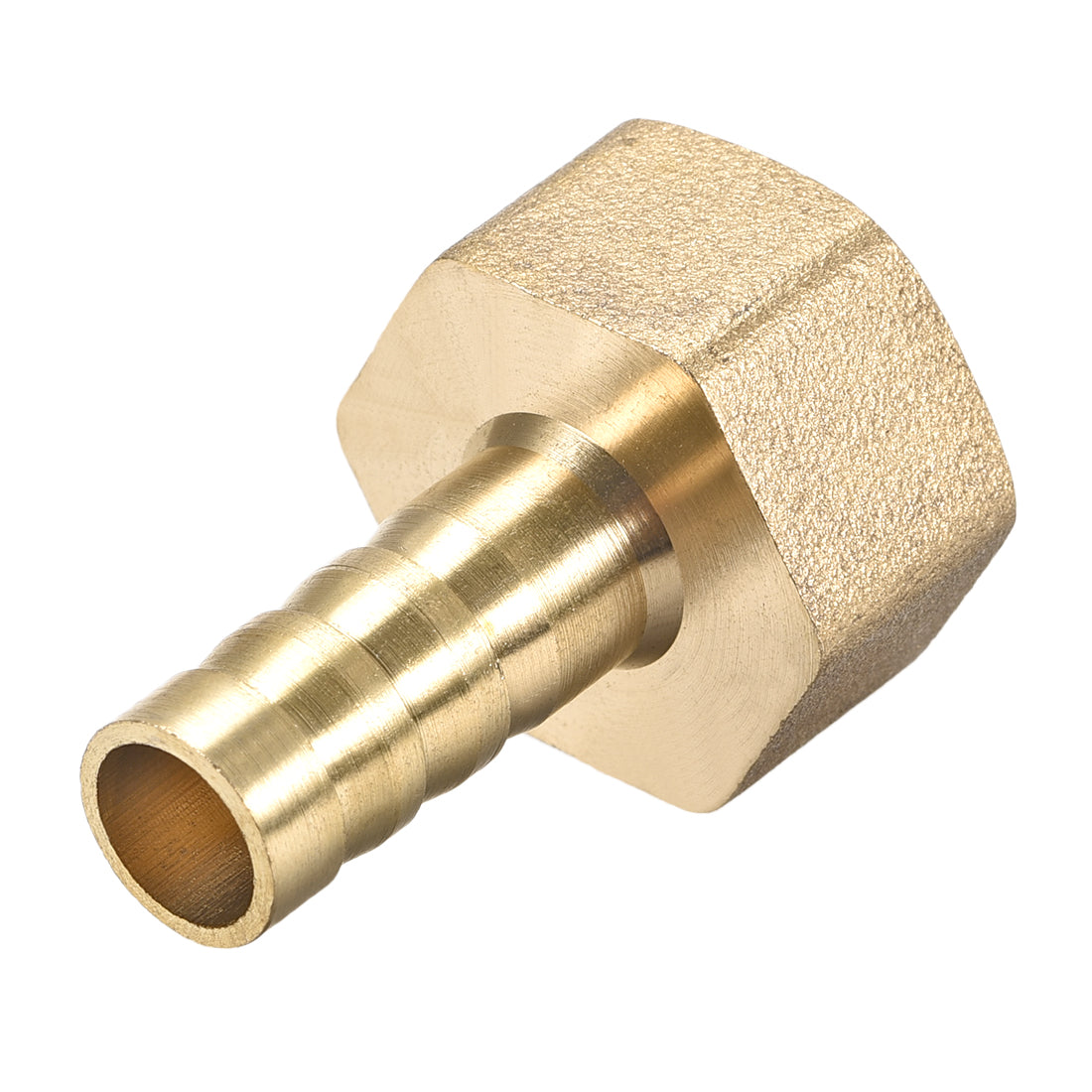 uxcell Uxcell Brass Barb Hose Fitting Connector Adapter 10mmx36mm Barbed x G1/2 Female Pipe 3pcs