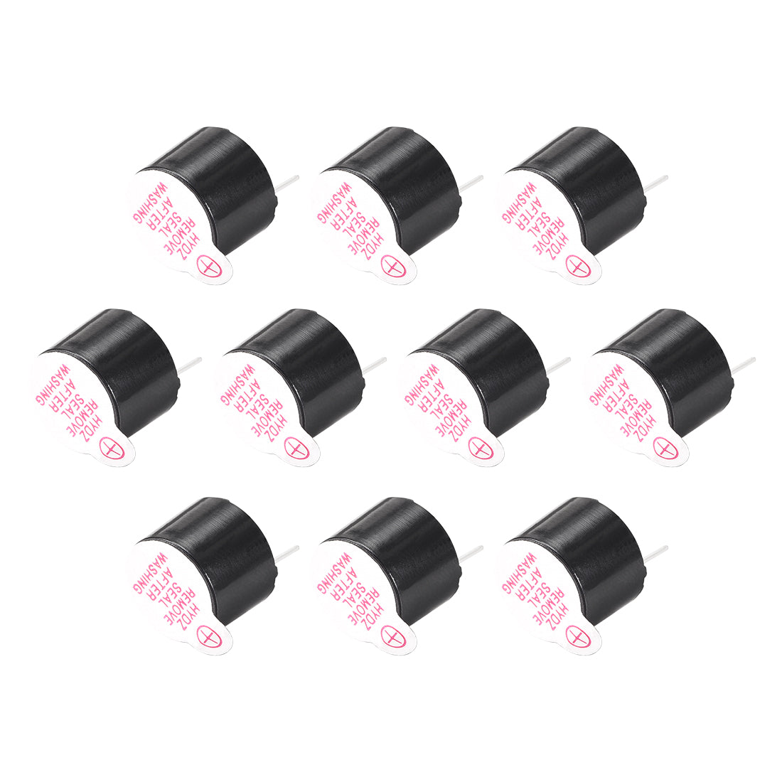 uxcell Uxcell 90dB 3V Active Electronic Buzzer Electromagnetic Beep Alarm Ringer 10Pcs