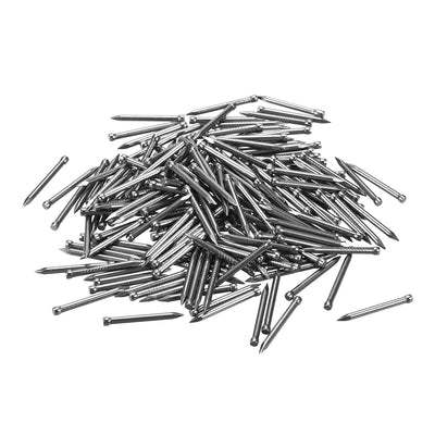 Harfington Uxcell Finishing Nails Hand-Drive Hardware Carbon Steel Nail 25mm 1-inches 100pcs