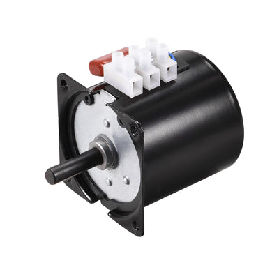 Harfington Uxcell AC 220V Electric Synchronous Motor Metal Gear Turntable /C 20RPM 50-60HZ 14W 8mm Dia Central Shaft