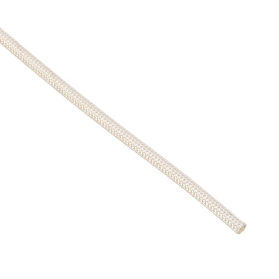 Harfington Uxcell Insulation Cable Protector, 33Ft-2mm High TEMP Fiberglass Sleeve White