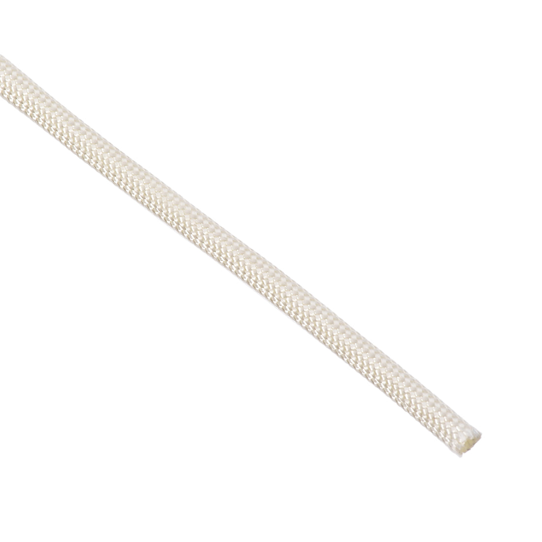 uxcell Uxcell Insulation Cable Protector, 9.8Ft-2.5mm High TEMP Fiberglass Sleeve White