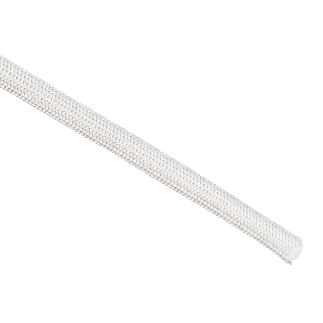 uxcell Uxcell Insulation Cable Protector, 9.8Ft-5mm High TEMP Fiberglass Sleeve White
