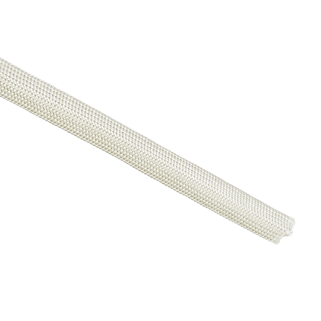uxcell Uxcell Insulation Cable Protector, 9.8Ft-7mm High TEMP Fiberglass Sleeve White