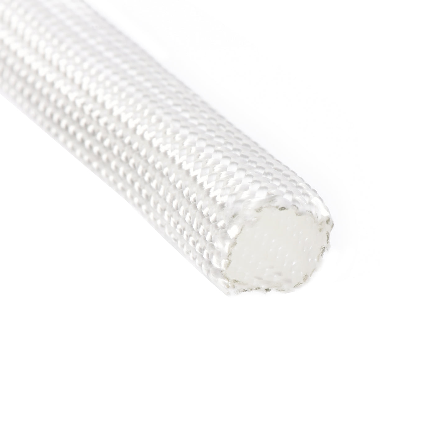 uxcell Uxcell Insulation Cable Protector, 33Ft-7mm High TEMP Fiberglass Sleeve White