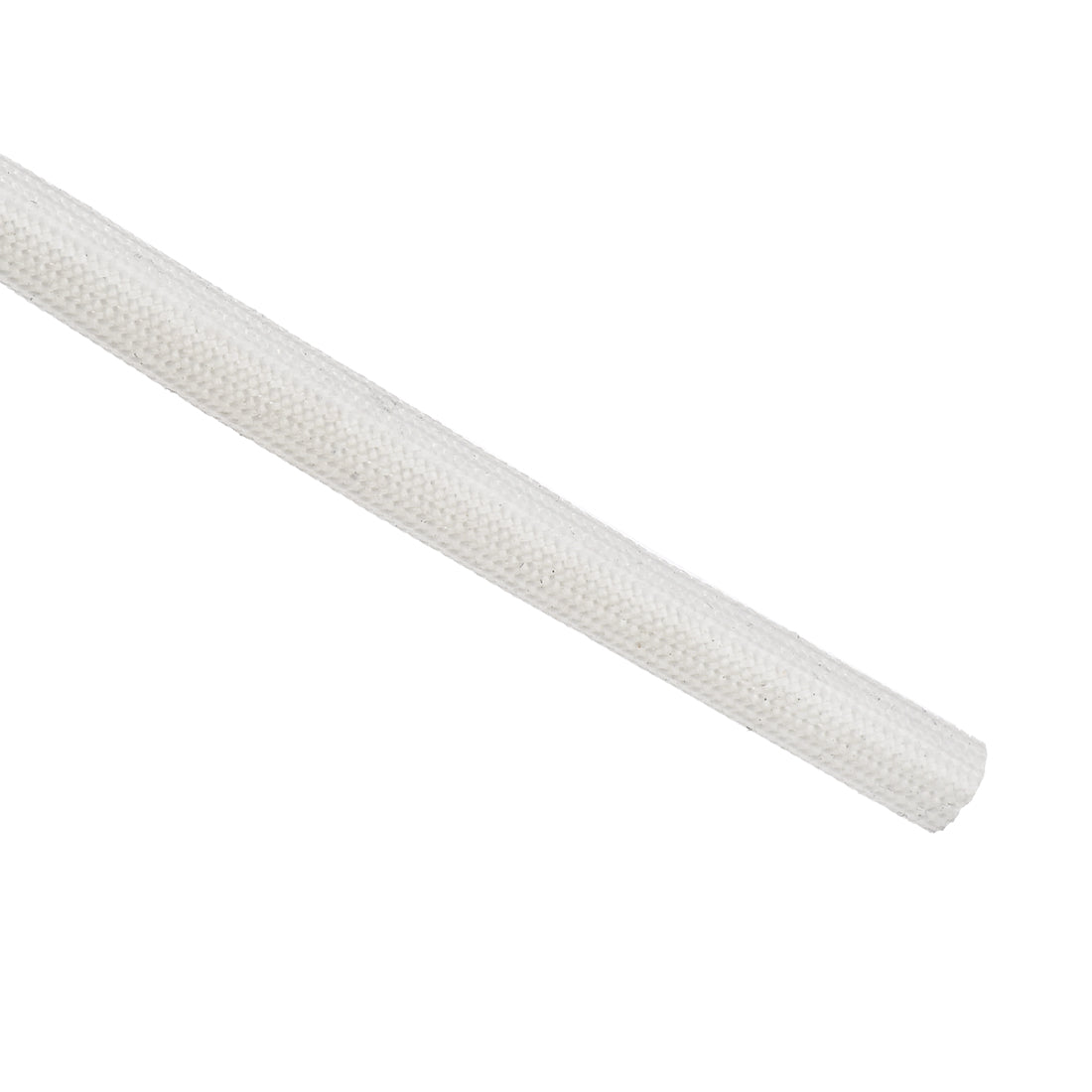 uxcell Uxcell Insulation Cable Protector, 33Ft-8mm High TEMP Fiberglass Sleeve White
