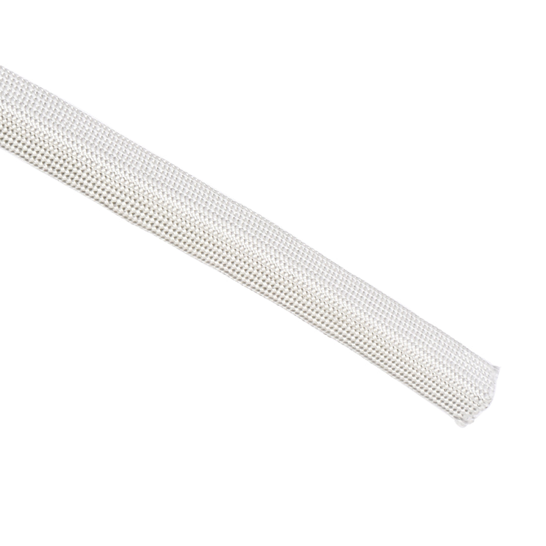 uxcell Uxcell Insulation Cable Protector, 3.3Ft-10mm High TEMP Fiberglass Sleeve White
