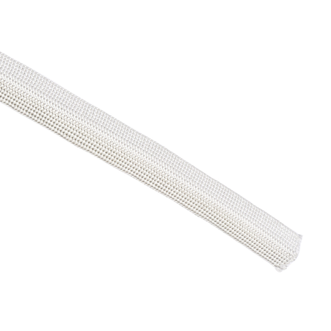 uxcell Uxcell Insulation Cable Protector, 9.8Ft-10mm High TEMP Fiberglass Sleeve White