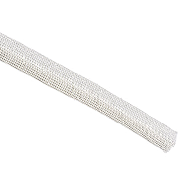 Harfington Uxcell Insulation Cable Protector, 16.4Ft-10mm High TEMP Fiberglass Sleeve White
