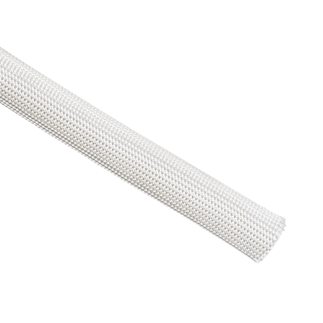 uxcell Uxcell Insulation Cable Protector, 16.4Ft-12mm High TEMP Fiberglass Sleeve White