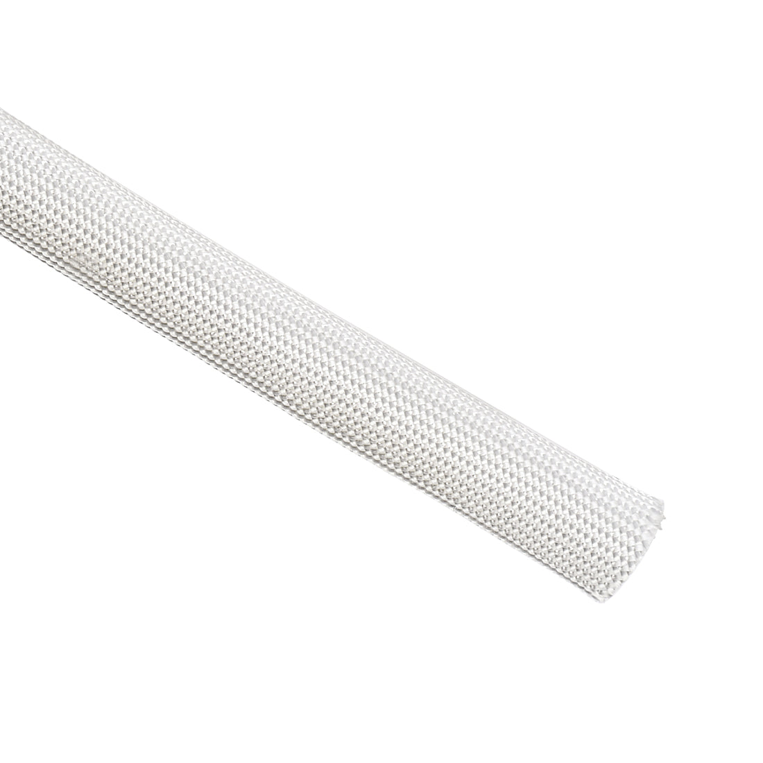 uxcell Uxcell Insulation Cable Protector, 33Ft-12mm High TEMP Fiberglass Sleeve White