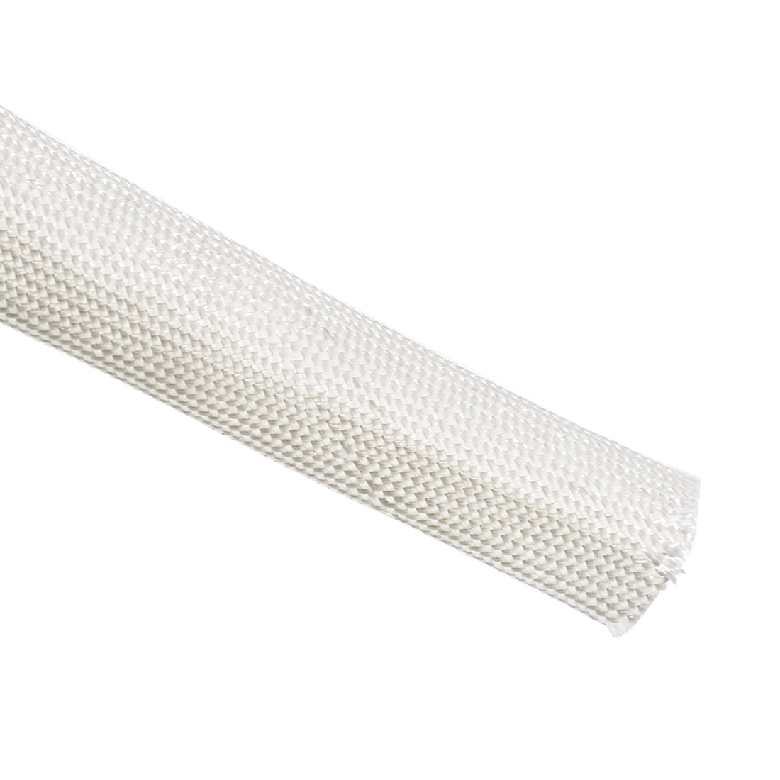 uxcell Uxcell Insulation Cable Protector, 16.4Ft-16mm High TEMP Fiberglass Sleeve White