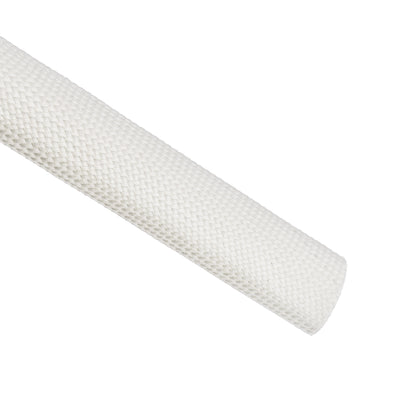 Harfington Uxcell Insulation Cable Protector, 3.3Ft-18mm High TEMP Fiberglass Sleeve White