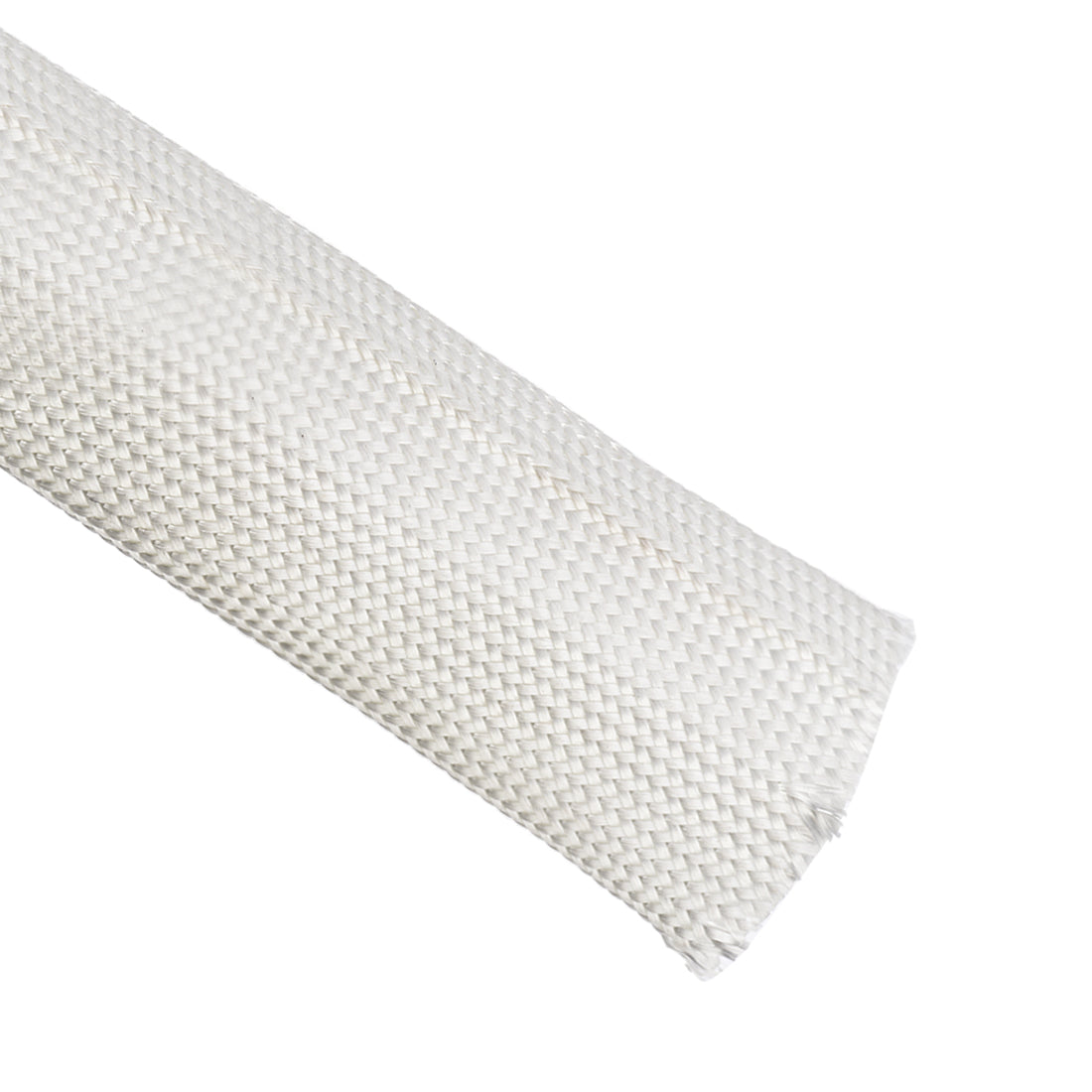 uxcell Uxcell Insulation Cable Protector, 9.8Ft-25mm High TEMP Fiberglass Sleeve White