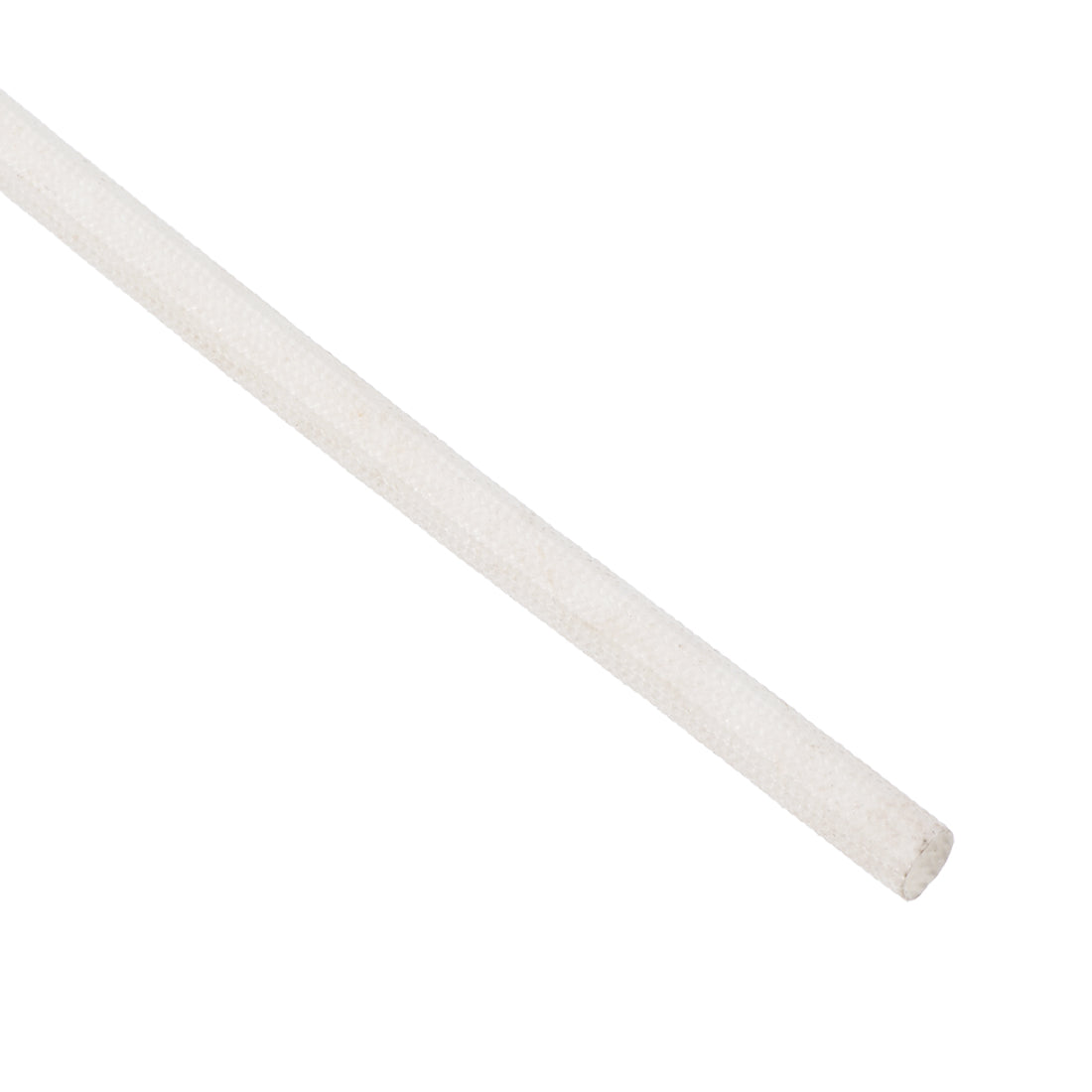 uxcell Uxcell Insulation Cable Protector,16.4Ft-3mm High TEMP Silicone Fiberglass Sleeve White