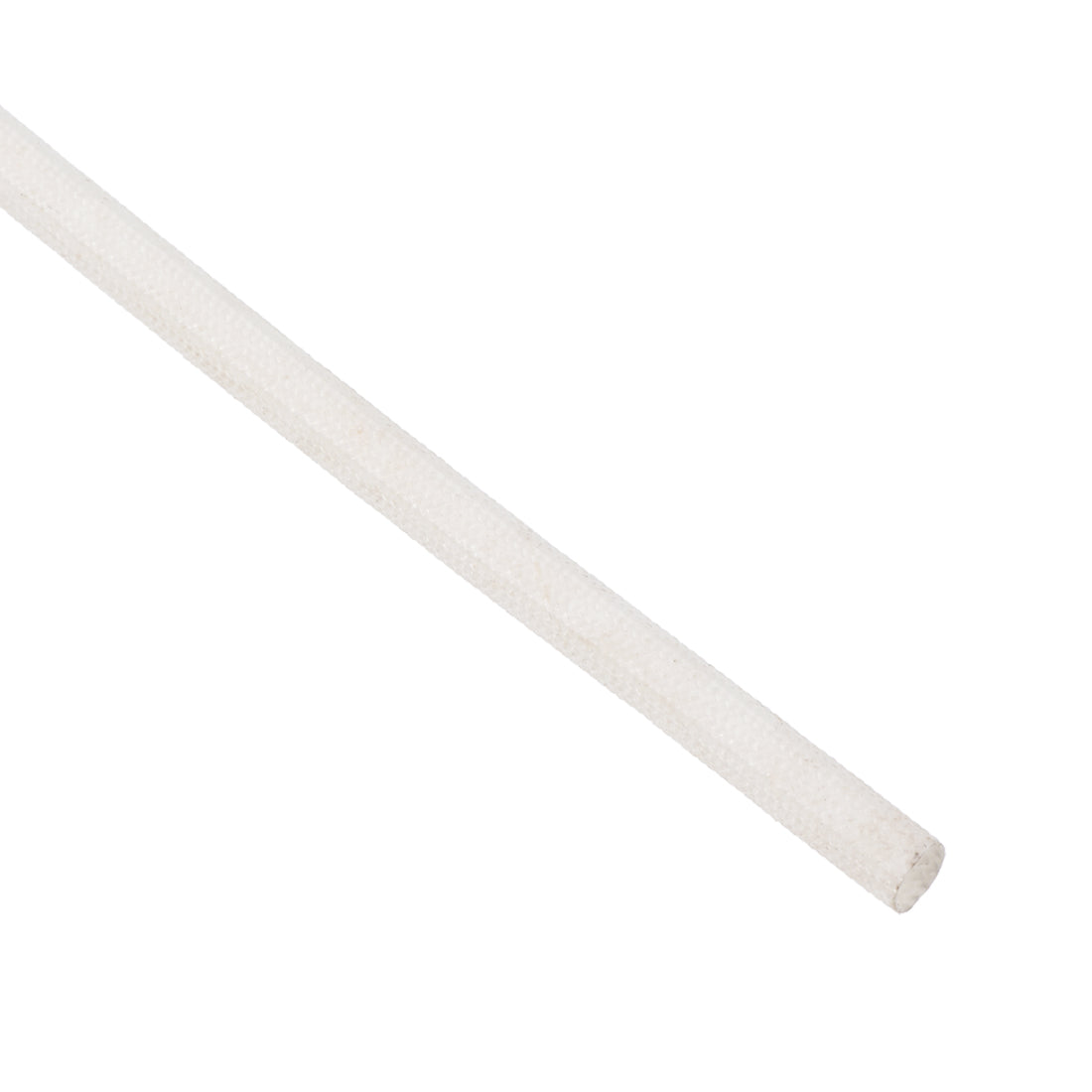 uxcell Uxcell Insulation Cable Protector, 9.8Ft-4mm High TEMP Silicone Fiberglass Sleeve White