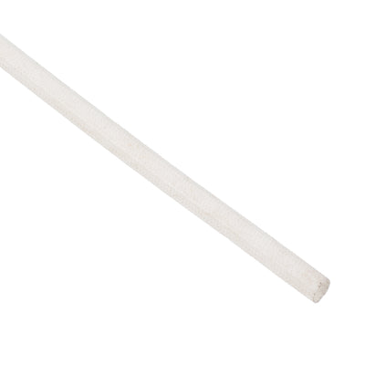 Harfington Uxcell Insulation Cable Protector, 33Ft-4mm High TEMP Silicone Fiberglass Sleeve White