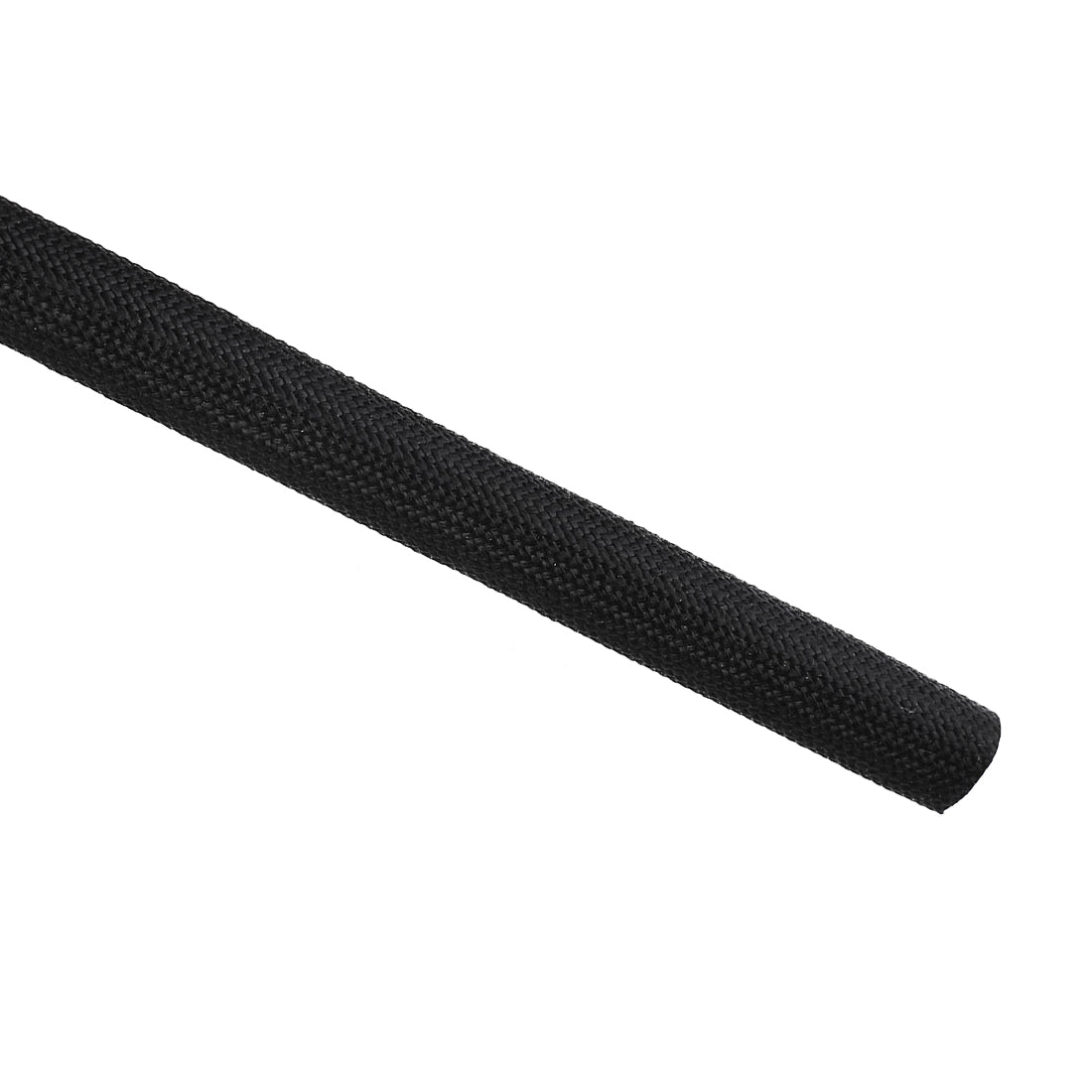 uxcell Uxcell Insulation Cable Protector, 33Ft-9mm High TEMP Silicone Fiberglass Sleeve Black