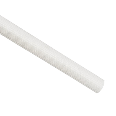 Harfington Uxcell Insulation Cable Protector,9.8Ft-12mm High TEMP Silicone Fiberglass Sleeve White