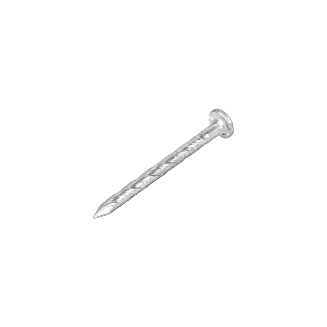 uxcell Uxcell Spiral Deck Nails Stainless Steel Nail Spiral Shank 27mmx2mm(LxD) , 100 Pcs
