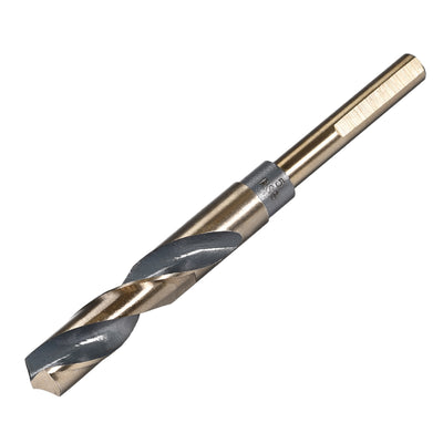 Harfington Uxcell Reduced Shank Twist Drill Bits 18.5mm HSS 4341 with 10mm Shank 1 Pcs