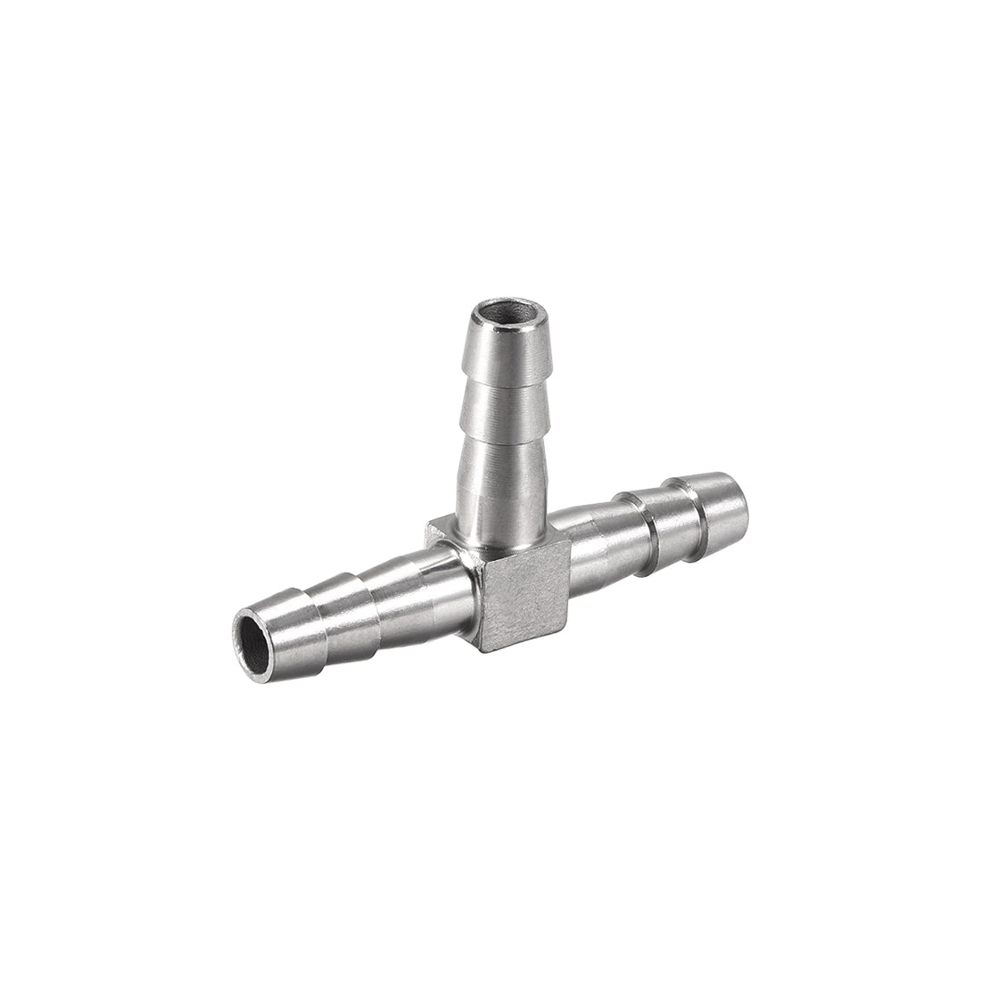 uxcell Uxcell 3/8-Inch (10mm) Hose ID Barb Fitting Stainless Steel 3 Way T Shaped Union Home Brew Fitting