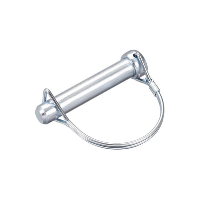 Harfington Uxcell Shaft Locking Pin 12mmx65mm Coupler Pin for Farm Trailers Lawn Arch