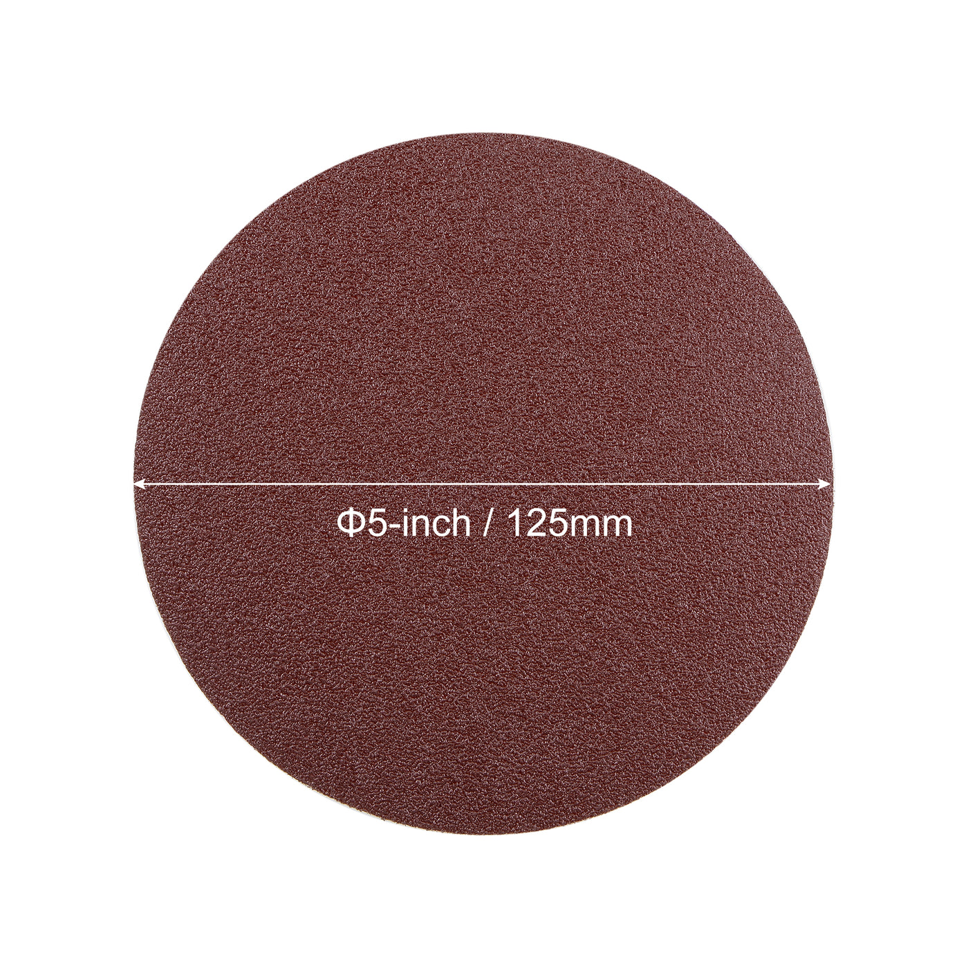 uxcell Uxcell 5-Inch PSA Sanding Disc Aluminum Oxide Adhesive Back Sandpaper 80 Grit 30 Pcs
