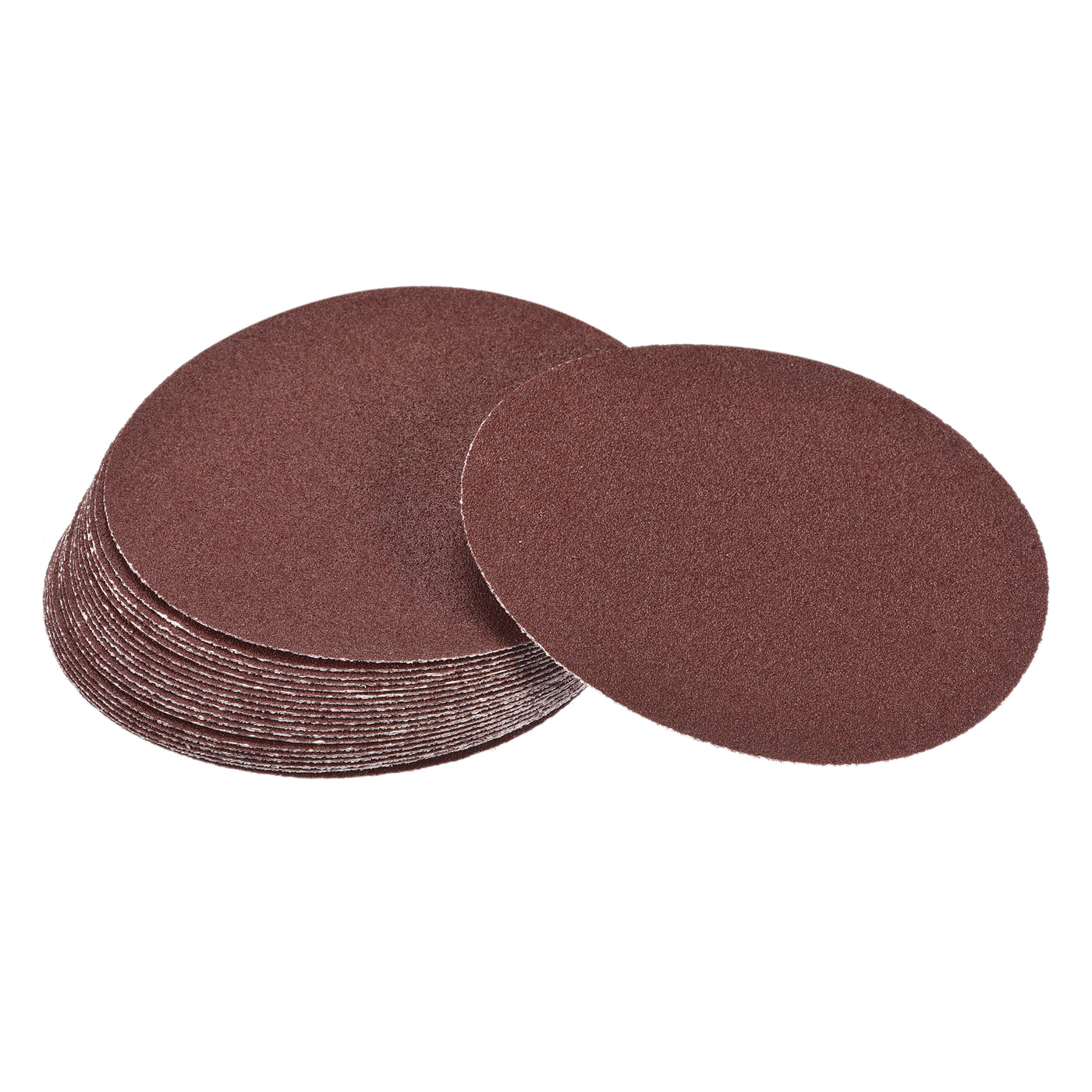 uxcell Uxcell 5-Inch PSA Sanding Disc Aluminum Oxide Adhesive Back Sandpaper 80 Grit 30 Pcs