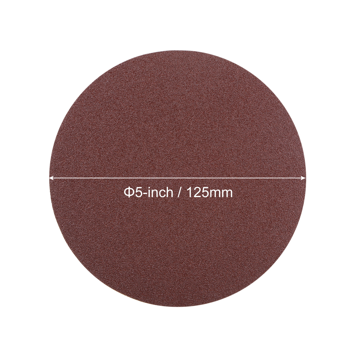 uxcell Uxcell 5-Inch PSA Sanding Disc Aluminum Oxide Adhesive Back Sandpaper 100 Grit 30 Pcs