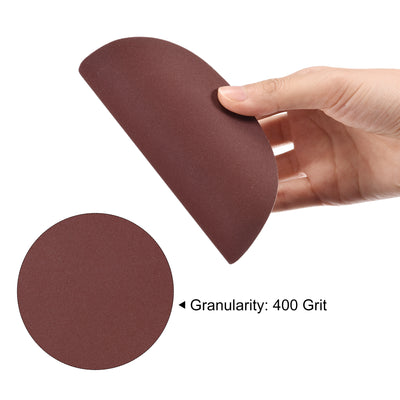 Harfington Uxcell 5-Inch PSA Sanding Disc Aluminum Oxide Adhesive Back Sandpaper 400 Grit 30 Pcs