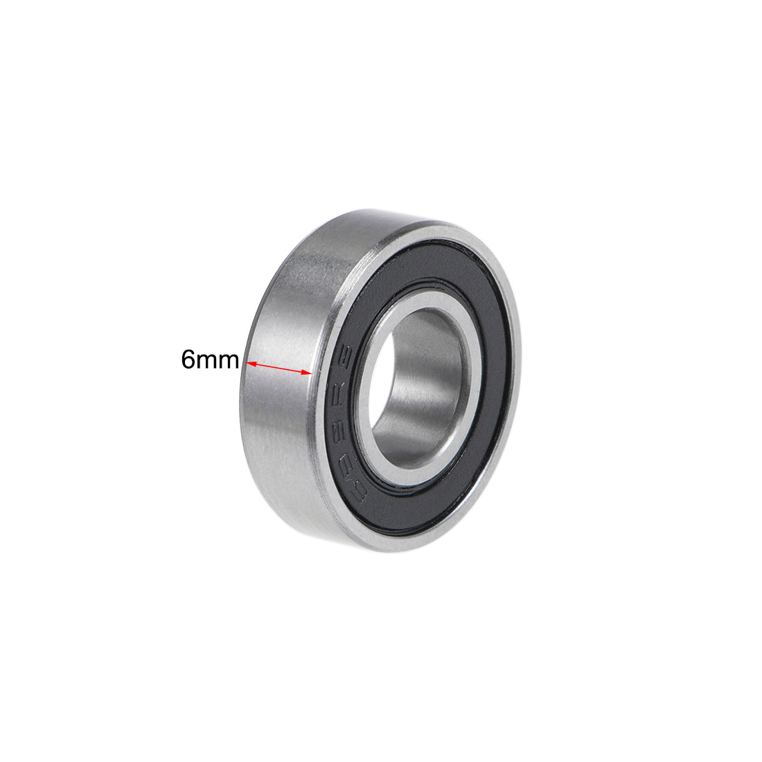uxcell Uxcell Deep Groove Ball Bearings Double Seal Chrome Steel Roller