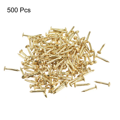 Harfington Uxcell Small Tiny Nails 1.2X10mm for DIY Decorative Wooden Boxes 500pcs