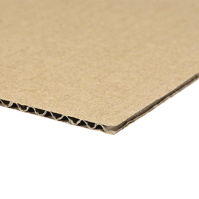 Harfington Uxcell Corrugated Cardboard Filler Insert Sheet Pads 3-Layer 3mm x 10 x 10-Inch 4pcs