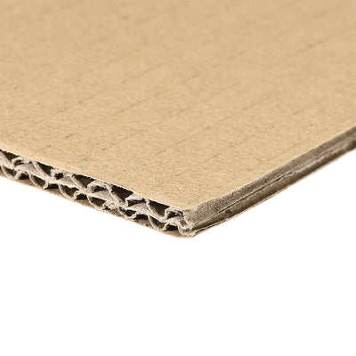 Harfington Uxcell Corrugated Cardboard Filler Insert Sheet Pads 5-Layer 5mm x 14 x 18-Inch 4pcs