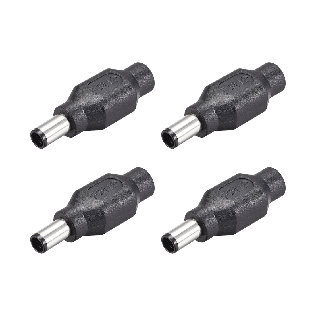 uxcell Uxcell 4pcs DC Power Converter 7.4mm x 5mm Male to 5.5mm x 2.1mm Female Plug Connector