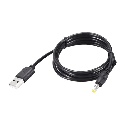 Harfington Uxcell 1M DC Male Power Supply 4.0x0.7mm Adapter to USB Plug Male Cable