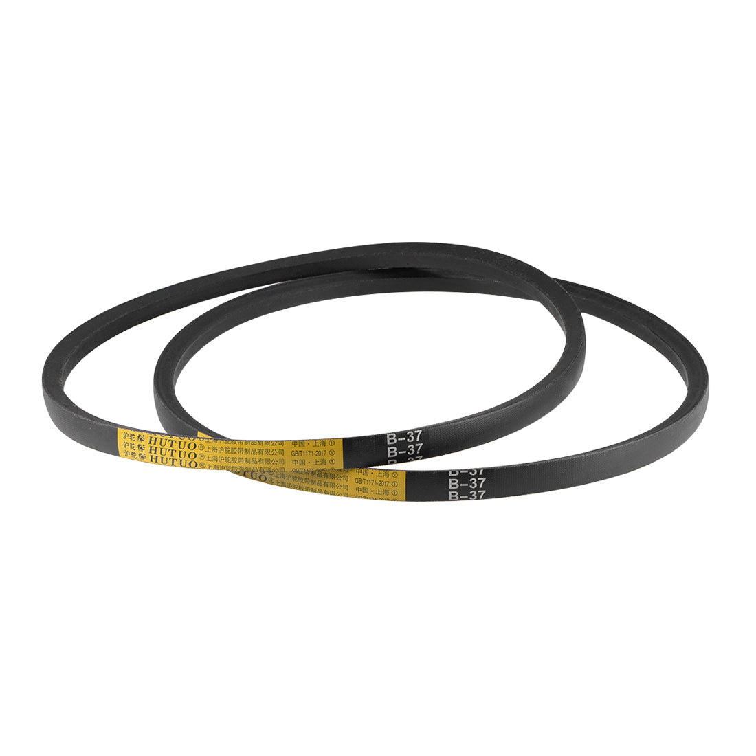 uxcell Uxcell B37 V-Belts 37" Pitch Length, B-Section Rubber Drive Belt 2pcs