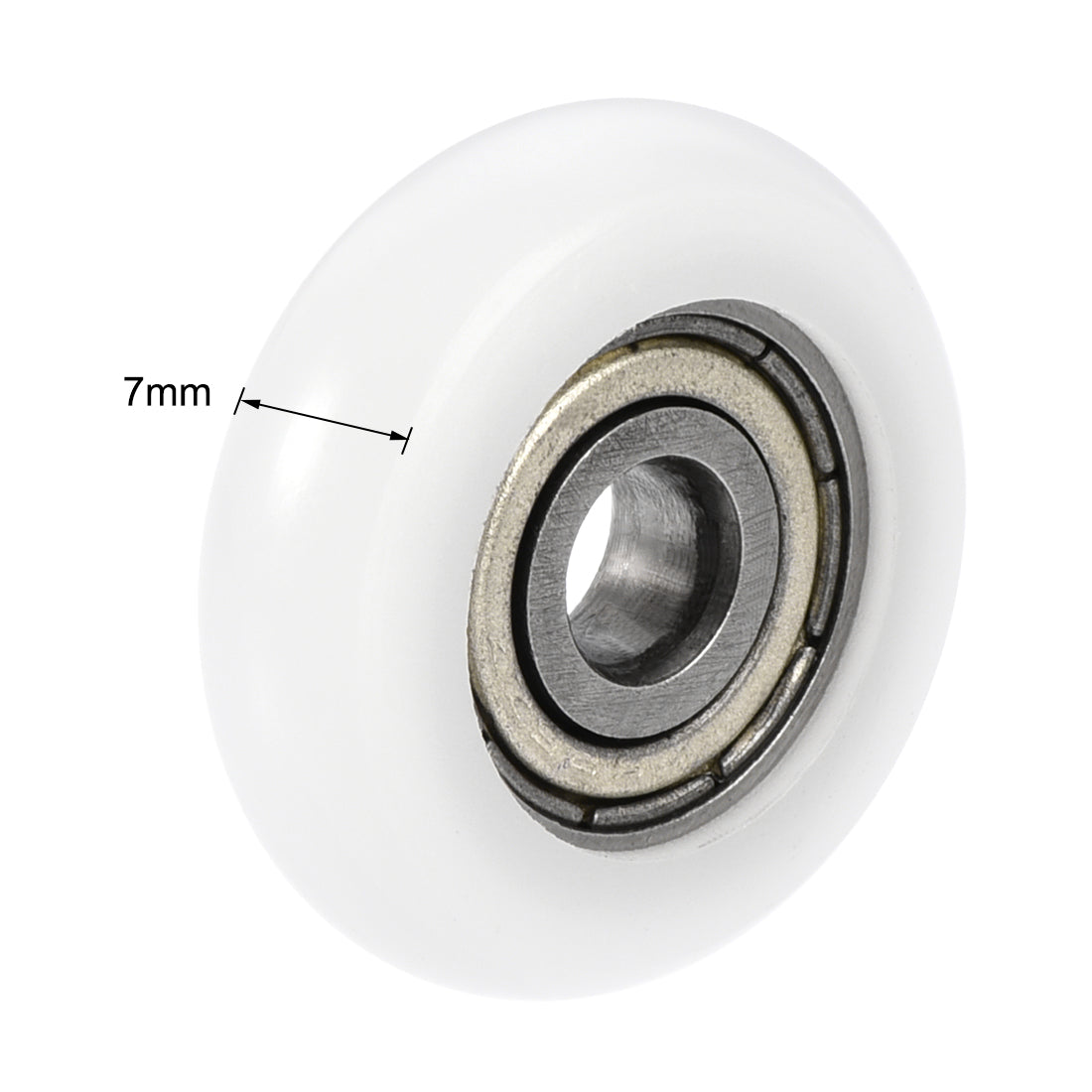 uxcell Uxcell Ball Bearing Guide Pulley Roller Double Shielded Chrome Steel Bearing