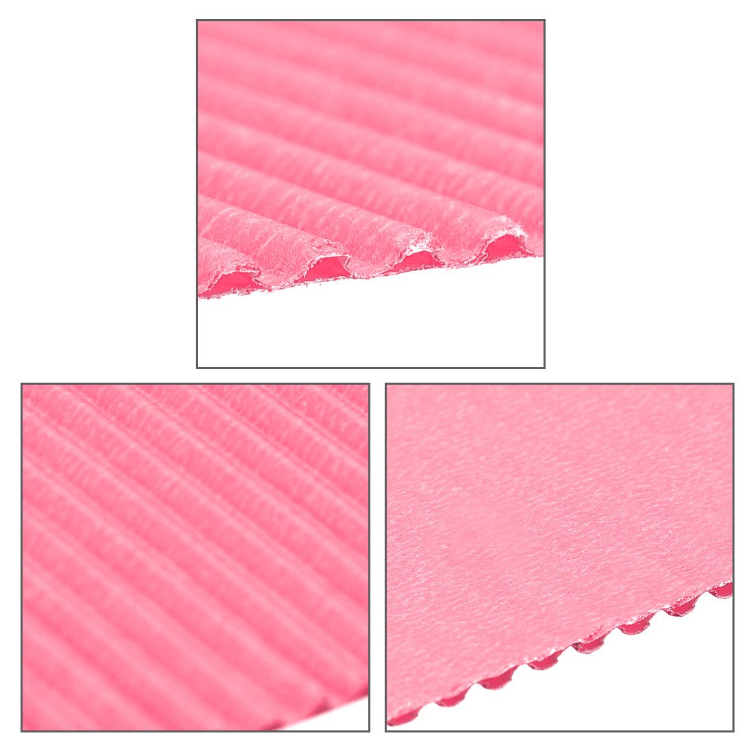 uxcell Uxcell 10pcs Corrugated Cardboard Paper Sheets,Pink,7.87-inch  x 11.81-inch